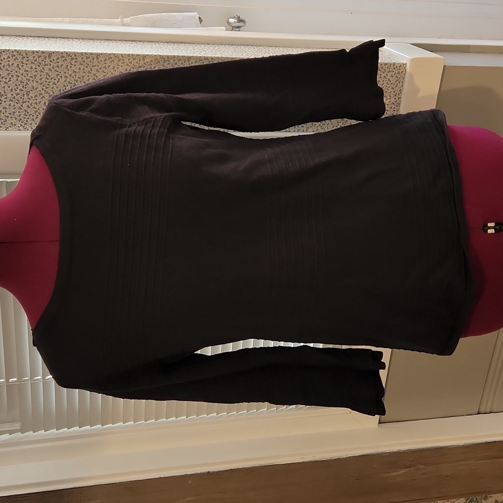 White House Black Market Ruffle Sleeve Sweater